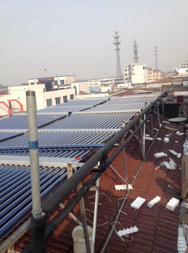 常州达成宾馆太阳能热水工程